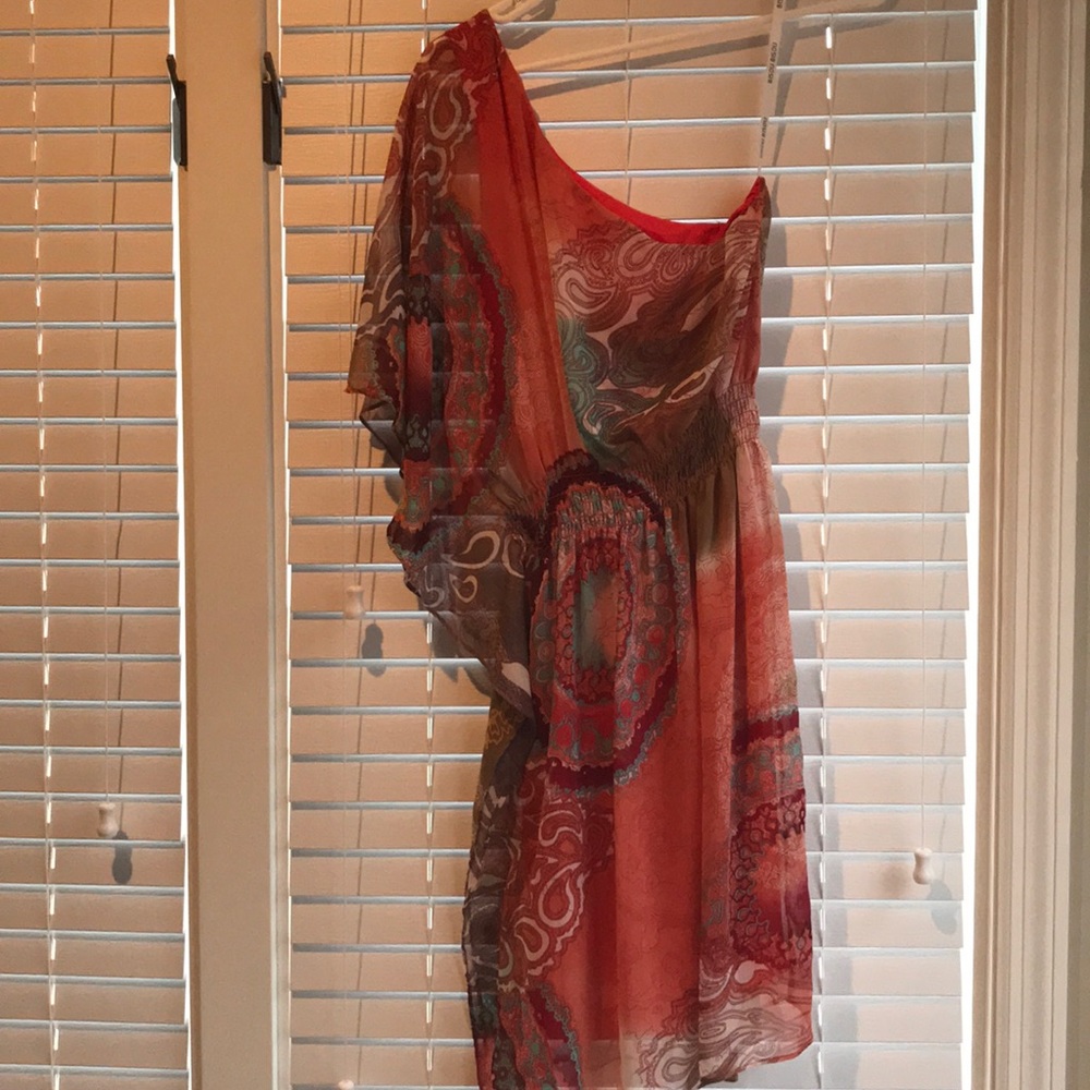 Bisou Bisou one shoulder dress
